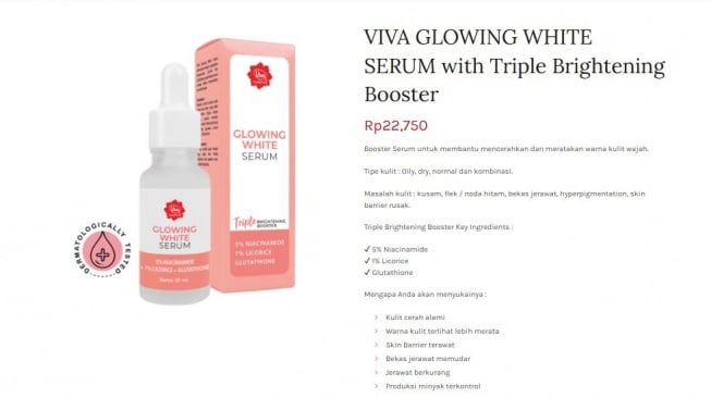 Skincare budget ibu rumah tangga. (beliviva.vivacosmetics.com)