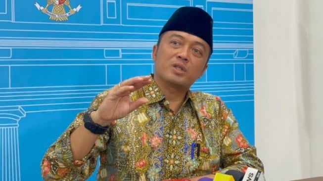 Menteri Sekretaris Negara Prasetyo Hadi. (Suara.com/Novian)