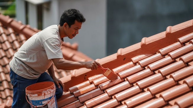 6 Rekomendasi Cat Genteng Anti Bocor, Tahan Hujan Deras dan Panas Terik!