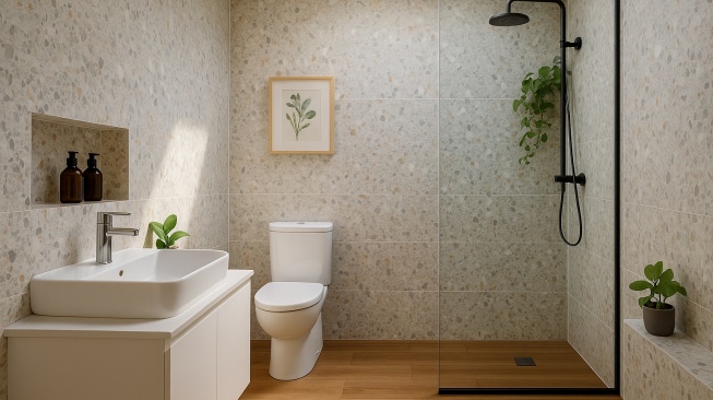 5 Desain Kamar Mandi Estetik yang Elegan dan Kekinian, Bikin Rumah Makin Mewah!