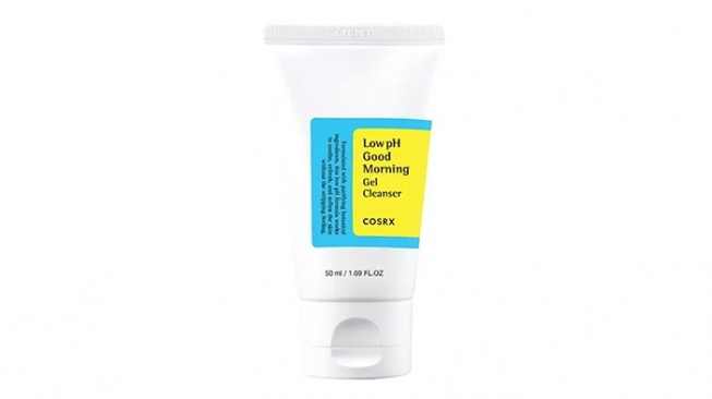 Rekomendasi Sabun Wajah untuk Kulit Kering - COSRX Low pH Good Morning Gel Cleanser. [COSRX]