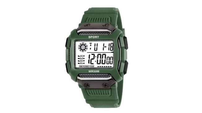 Jam tangan anti air murah Sunlifex M0005. [Tokopedia]