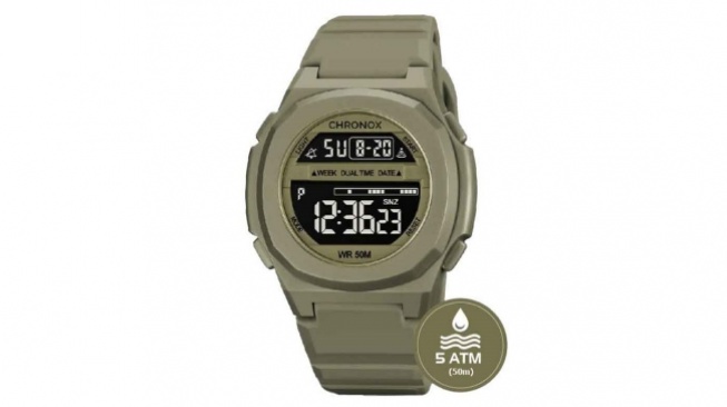 Jam tangan anti air murah Chronox Jam Tangan Digital CX4007. [Tokopedia]