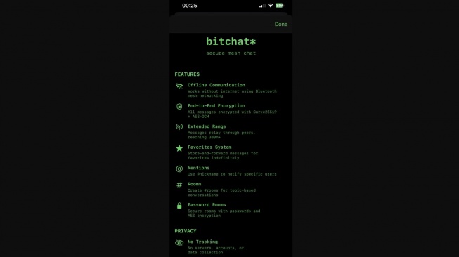 BitChat. [Gizchina]