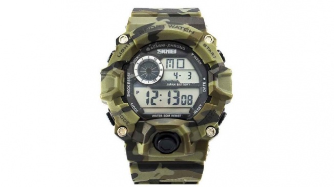 Jam tangan anti air murah SKMEI Jam Tangan Digital Sport 1019. [Tokopedia]