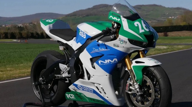 Honda CBR1000RR-R Fireblade disulap jadi motor listrik (Visordown)