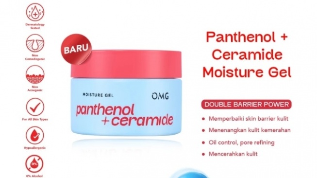 OMG Oh My Glow Panthenol + Ceramide Moisture Gel (Shopee)
