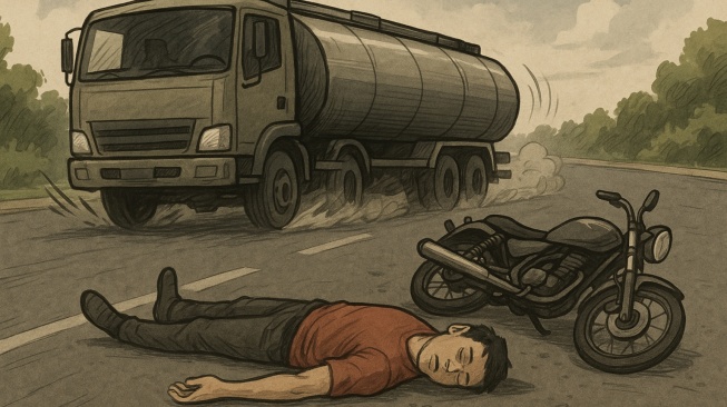 Horor Rem Blong Terjadi! Truk di Simalungun Renggut Nyawa Dosen