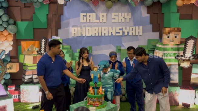 Perayaan ulang tahun Gala Sky yang ke-5. [Suara.com/Tiara Rosana]