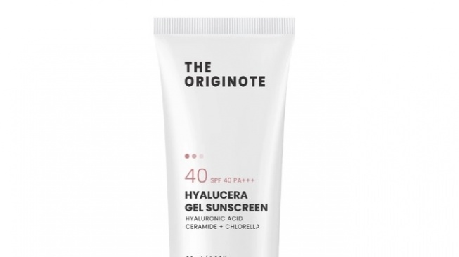 The Originote Hyalucera Gel Sunscreen SPF 40 PA+++ (Shopee)