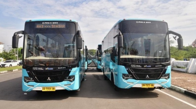 Baru Simulasi, 4 Unit Bus Trans Sulsel Sudah Rusak