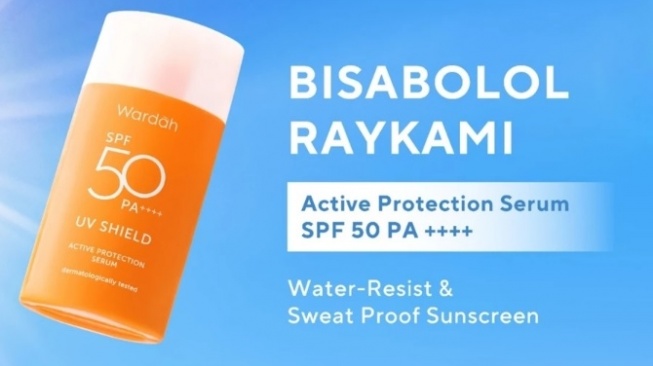 WARDAH UV Shield Active Protection Serum SPF 50 PA ++++ (Shopee)