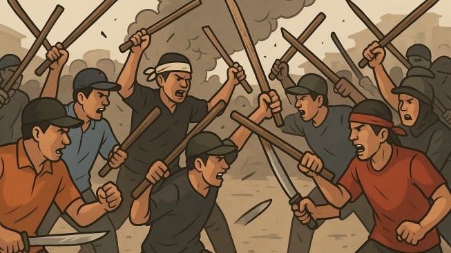 Heboh Bentrok Ormas di Langkat Sumut, Apa Sebabnya?