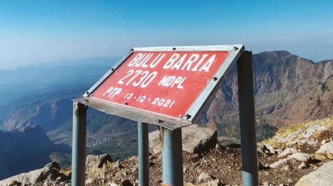 Puncak Gulung Bulu Baria di Sulawesi (Dok. Eiger)