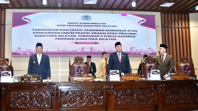 Sidang Paripurna DPRD Sumatera Selatan