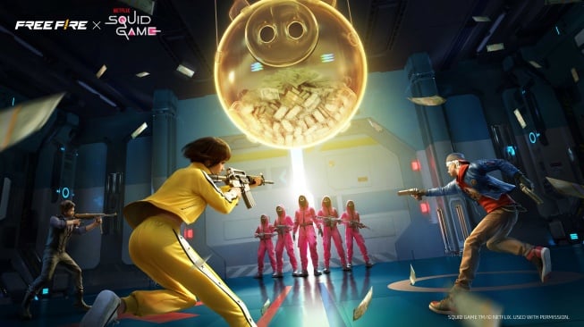 Kolaborasi Garena Free Fire dan Squid Game. [Dok. Garena Indonesia]