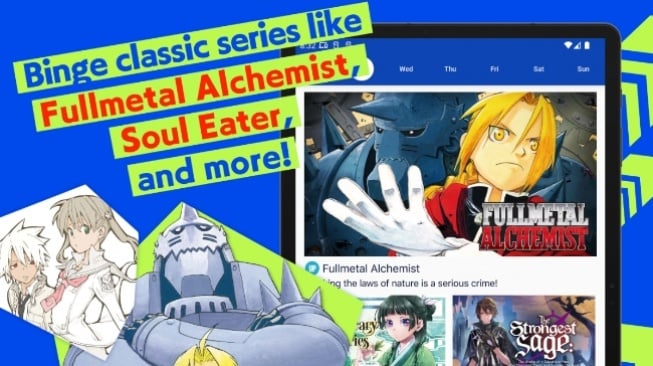 Aplikasi Baca Manga - Manga Up. [Google Play Store}