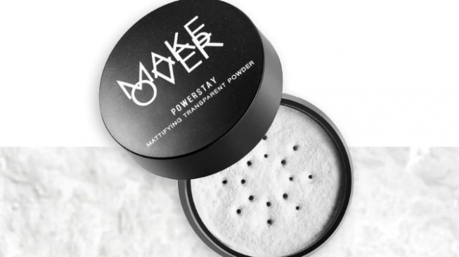 MAKE OVER Powerstay Mattifying Transparent Powder (Shopee)