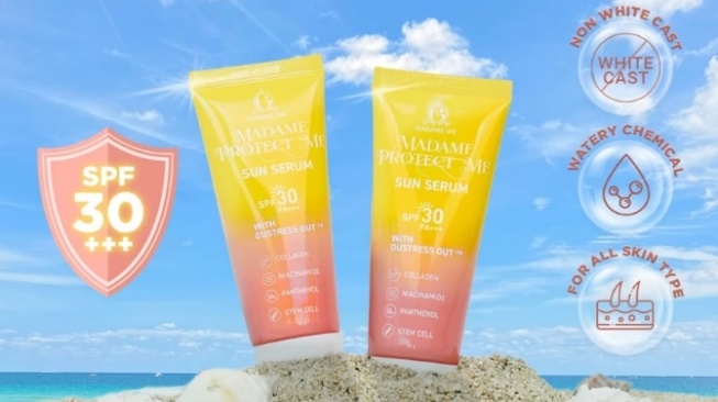 Madame Gie Madame Protect Me Sun Serum Oily SPF 30 PA+++ (Shopee)