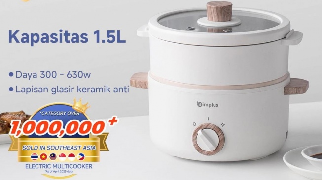 Rekomendasi panci listrik. (Shopee)