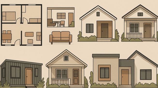9 Desain Rumah 6x8 Biaya Murah, Cocok Buat Keluarga Muda!
