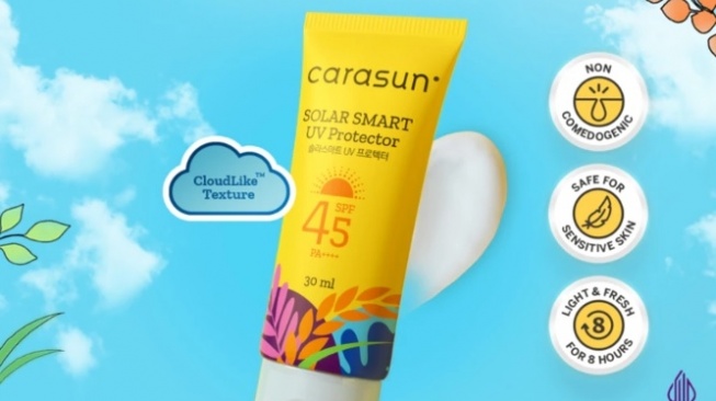 Carasun Solar Smart UV Protector SPF 45 PA++++ (Shopee)
