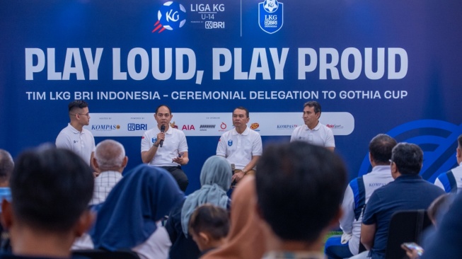 Piala Dunia Remaja Gothia Cup Swedia: BRI dan Liga Kompas Resmi Lepas Keberangkatan Tim LKG BRI
