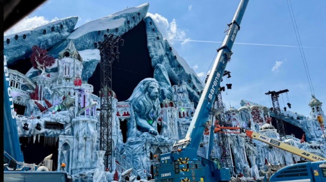 Panggung utama Festival Tomorrowland terbakar hebat (X)
