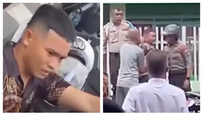 Gegara Suka Bolos, Polisi Ini Nangis Kejer usai Ditangkap Propam: Panik Kau Dek!