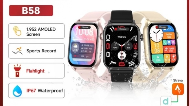 SKMEI B58 Smartwatch (Shopee)