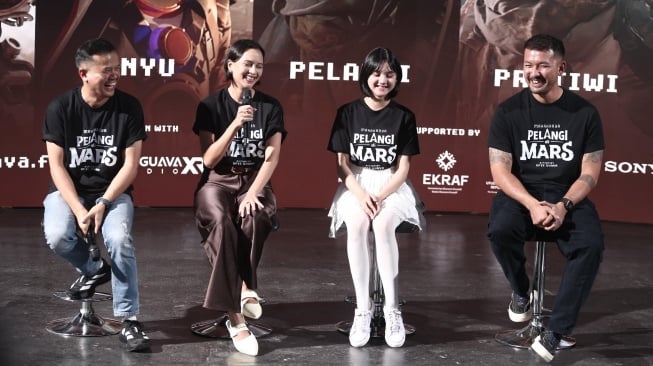 Kostum Berat hingga Teknologi XR, Ini Tantangan Pemain Pelangi di Mars di Lokasi Syuting