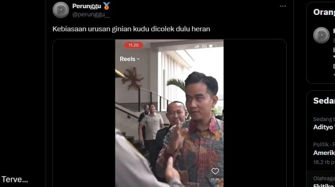 Lagu Dipakai Tanpa Izin untuk Konten Wapres, Band Perunggu Sentil Tim Gibran. [X]