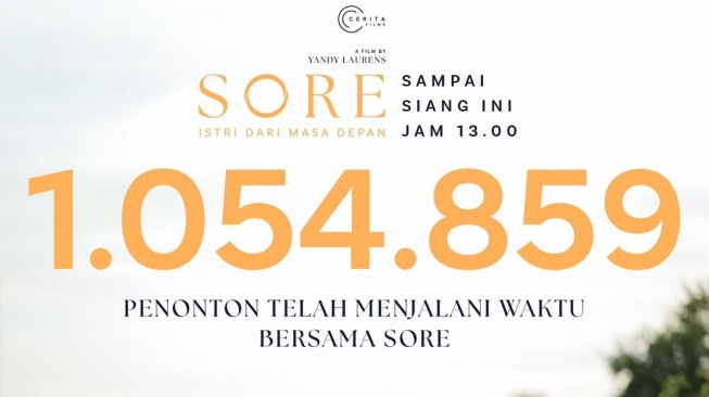 Dalam satu minggu film Sore berhasil tembus sejuta penonton (Instagram) 
