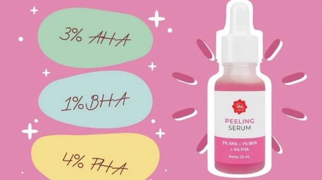 Peeling serum aman dan murah untuk pemula. (Shopee/Viva Cosmetics Official Shop)