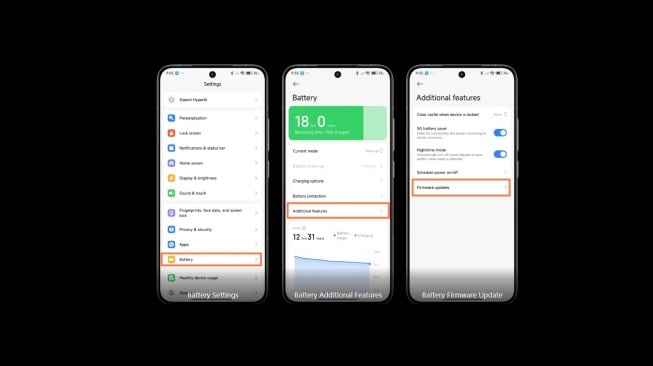 Update firmware baterai Xiaomi. [Xiaomitime]