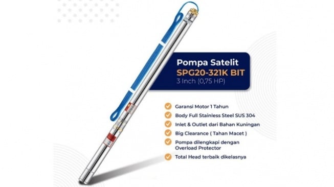 Pompa air submersible - Shimizu SPG20-321K-BIT. [Shimizu]