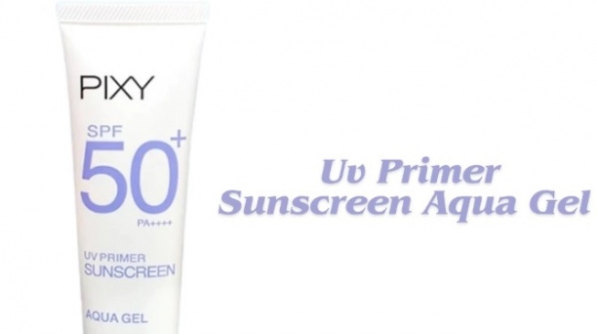 Pixy UV Primer Sunscreen Aqua Gel SPF 50+ PA++++ (Shopee)