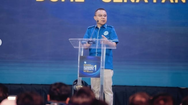 Waktu Kongresnya Bareng PSI, Dasco: Saya Kira Logo Gekrafs Ganti Kancil