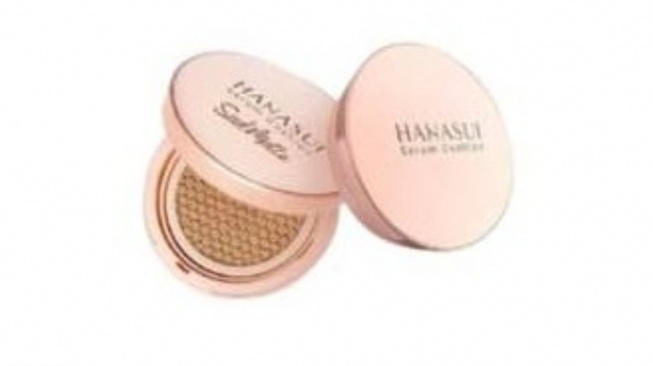 Hanasui flawless cushion natural dewy finish -- shade 08 creamy beige (blibli.com)