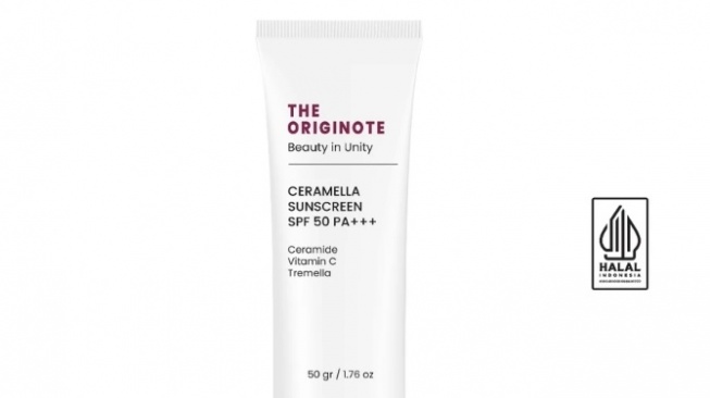 The Originote Ceramella Sunscreen SPF 50 PA++++ (Shopee)