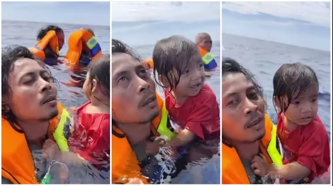 Abdul Rahman Pahlawan Penyelamat Balita KM Barcelona di Tengah Samudra (Instagram)