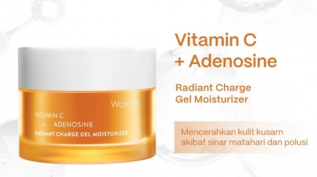 Wardah Vitamin C + Adenosine Radiant Charge Gel Moisturizer (Shopee)