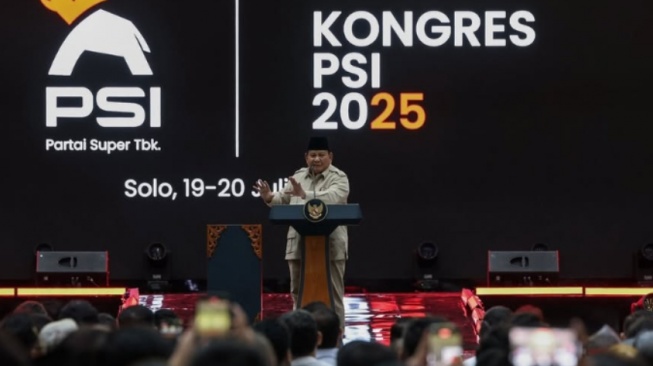 Pidato Prabowo di Kongres PSI: Antara Canda, Sindiran, dan Harapan Kosong