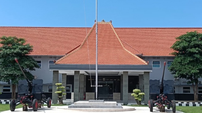 Gedung Mako Kadikopsla setelah dicat [Ist]
