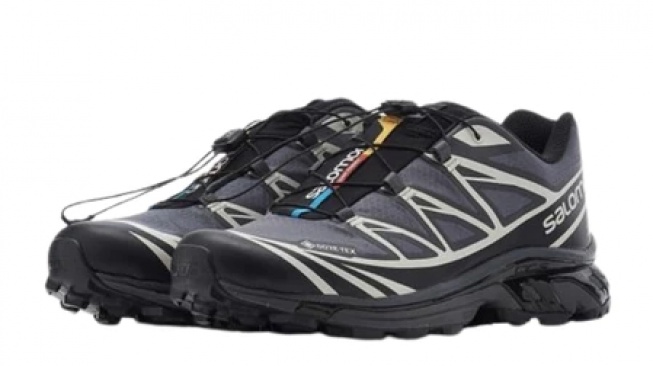 Salomon XT-6 Gore-Tex Black Lunar Rock, rekomendasi sepatu Salomon (Shopee/Hypequarters by Kick Avenue)