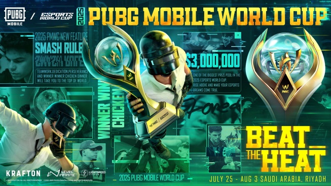 PMWC 2025 PUBG Mobile: Jadwal, Daftar Tim, dan Format Turnamen