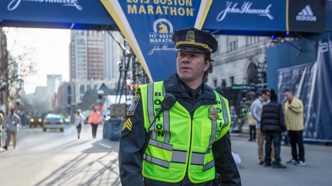 Film Patriots Day yang dibintangi Mark Wahlberg akan tayang malam ini di Trans TV. [Liongate]