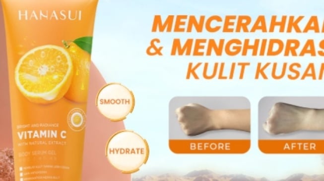 Kulit Kusam Jadi Cerah, 3 Rekomendasi Skincare Hanasui Mengandung Vitamin C Cuma Rp20 Ribuan