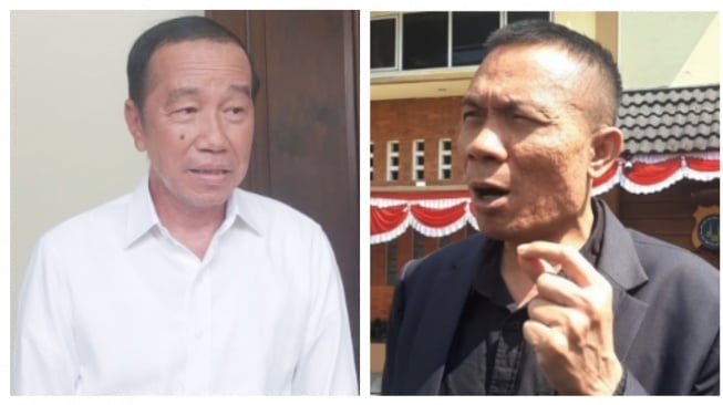 Kolase foto Jokowi dan Rismon Sianipar. (tangkapan layar/ist)