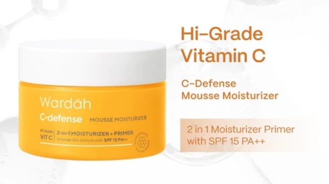 Wardah C-Defense Mousse Moisturizer (Shopee)